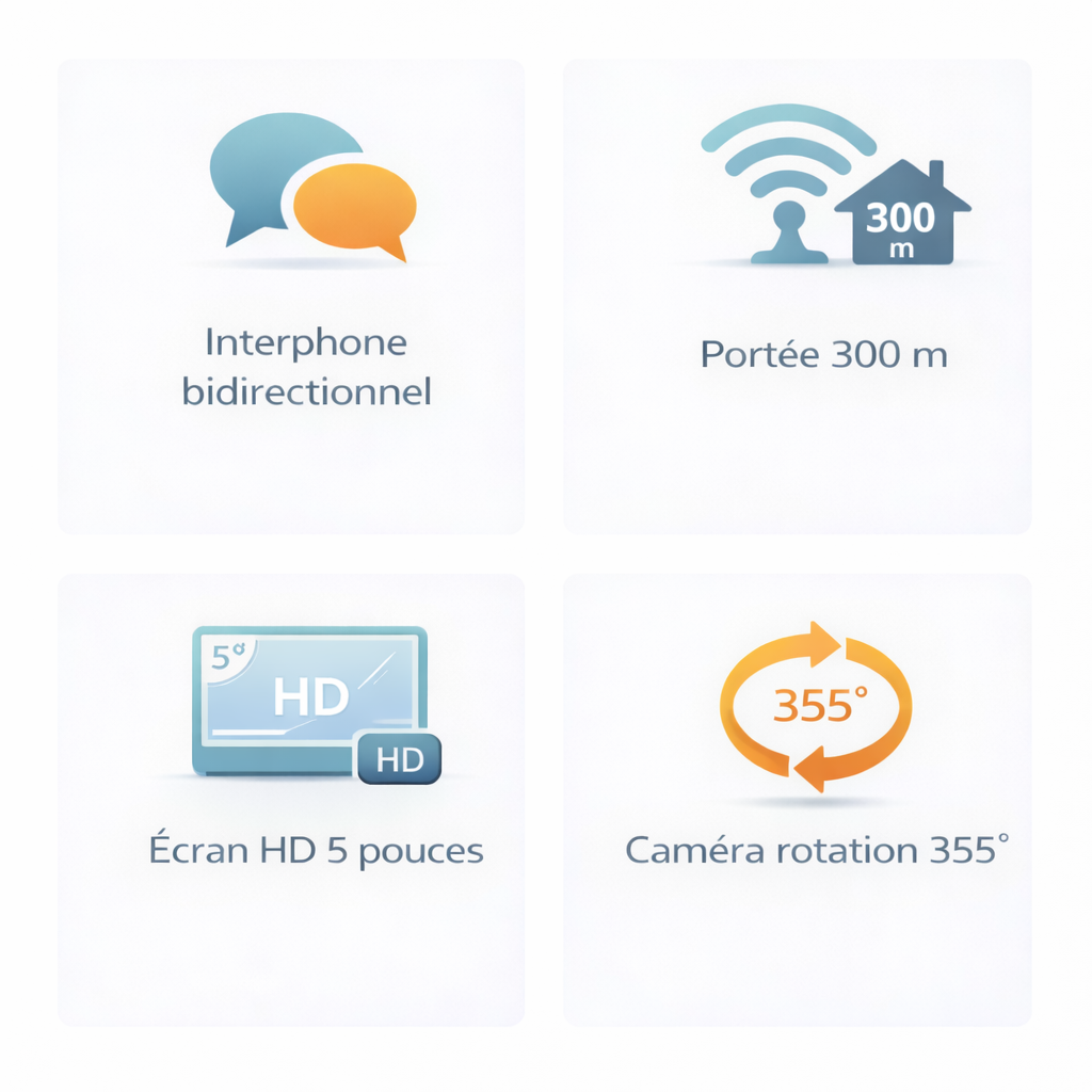 Babyphone caméra Nova