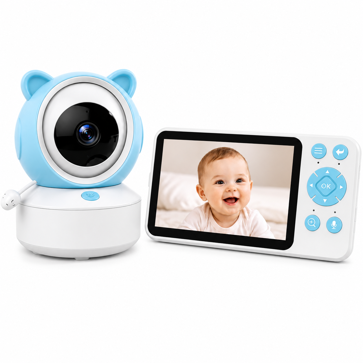 Babyphone caméra Bear Audio bidirectionnel & connexion sécurisée