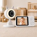 Babyphone caméra Bunny Veilleuse integrée & alertes intelligentes