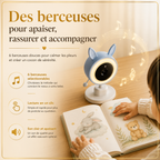 Babyphone caméra Bunny Veilleuse integrée & alertes intelligentes