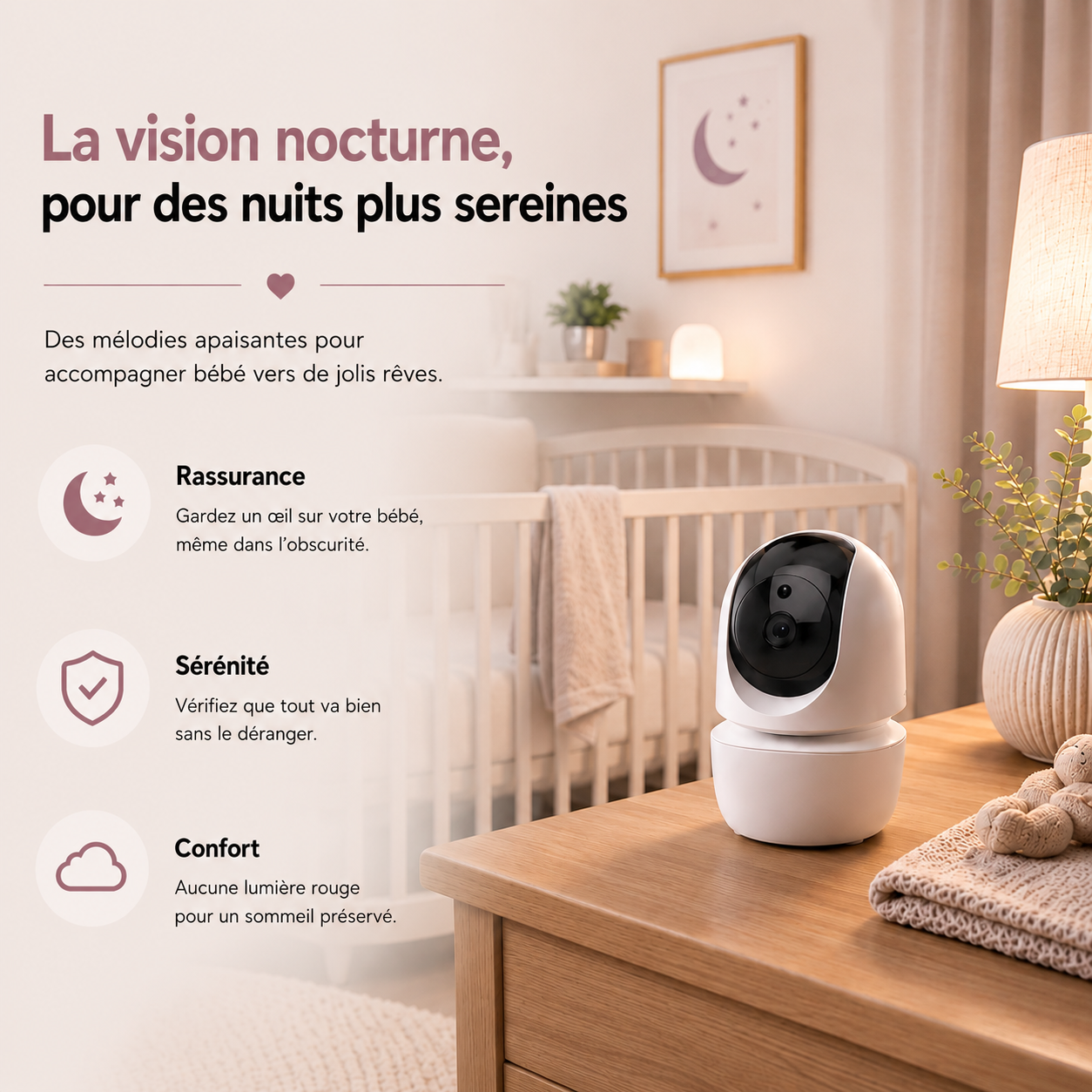 Babyphone caméra Duo Double caméra & surveillance simultanée