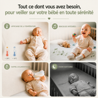 Babyphone caméra Light Connecté & batterie longue durée