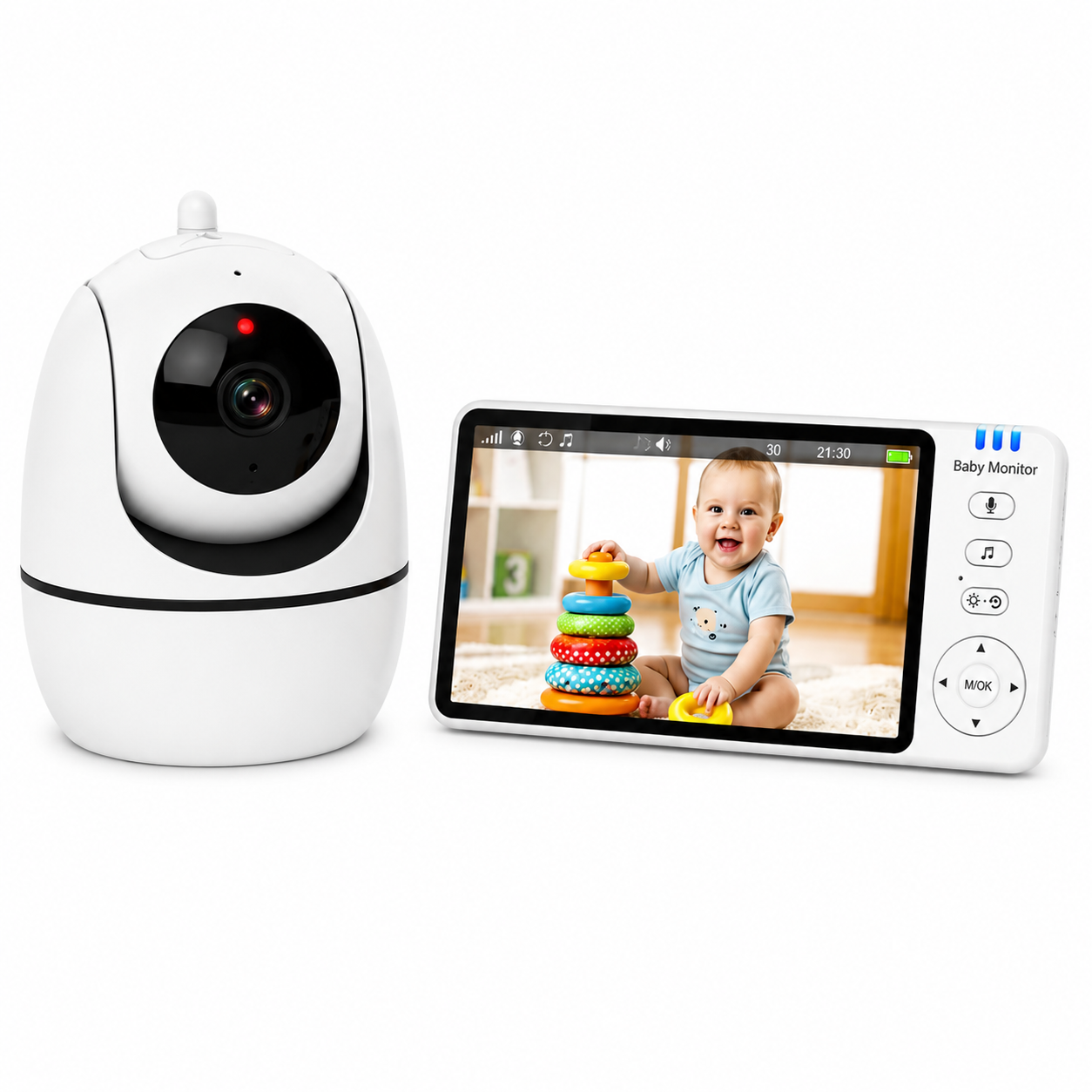 Babyphone caméra Nova Vision nocturne & écran HD