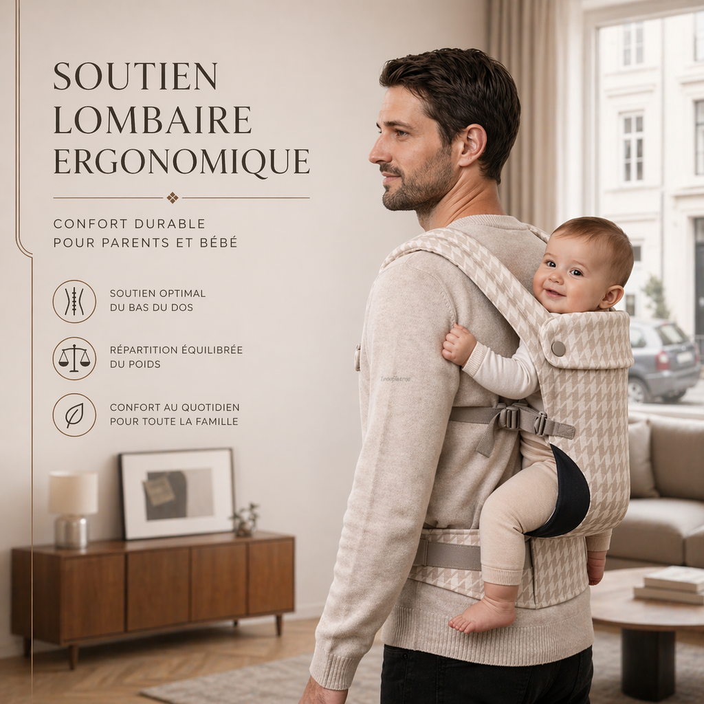 Porte-bébé Calino Confort ergonomique & maintien optimal