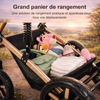 Poussette CosyWay Positions réglables & panier de rangement