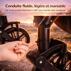Poussette CosyWay Positions réglables & panier de rangement