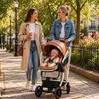 Poussette EasyGo Poussée Bidirectionnelle & sécurité renforcée