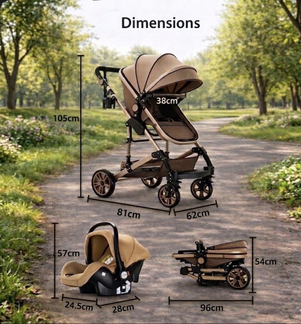 Poussette MagicRoad Confort optimal & conduite fluide
