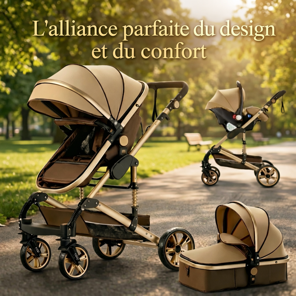 Poussette MagicRoad Confort optimal & conduite fluide
