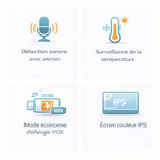 Babyphone caméra Duo